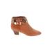 Jeffrey Campbell Ibiza Last Ankle Boots: Brown Print Shoes - Women's Size 7 - Round Toe