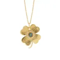 Eye Love Lucky Clover 18K Yellow Gold, 0.12 TCW Diamond & Multi-Gemstone Pendant Necklace