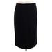 T Tahari Casual Skirt: Black Solid Bottoms - Women's Size Large