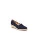 Wide Width Women's Kamilla Pump by LifeStride in Lux Navy Fabric (Size 7 W)