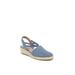 Wide Width Women's Katrina 2 Espadrilles by LifeStride in Blue Denim Fabric (Size 9 1/2 W)