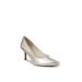 Wide Width Women's Sevyn Pumps by LifeStride in Silver Faux Leather (Size 8 1/2 W)