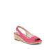 Women's Socialite Wedge by LifeStride in Pink Fabric (Size 8 1/2 M)