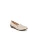 Wide Width Women's India Flat by LifeStride in Beige Faux Leather (Size 6 1/2 W)