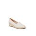 Wide Width Women's Kamilla Pump by LifeStride in Cream Fabric (Size 10 W)