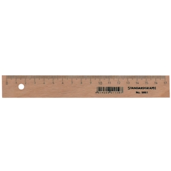 Holzlineal 1917 17cm STANDARDGRAPH 9061 Image