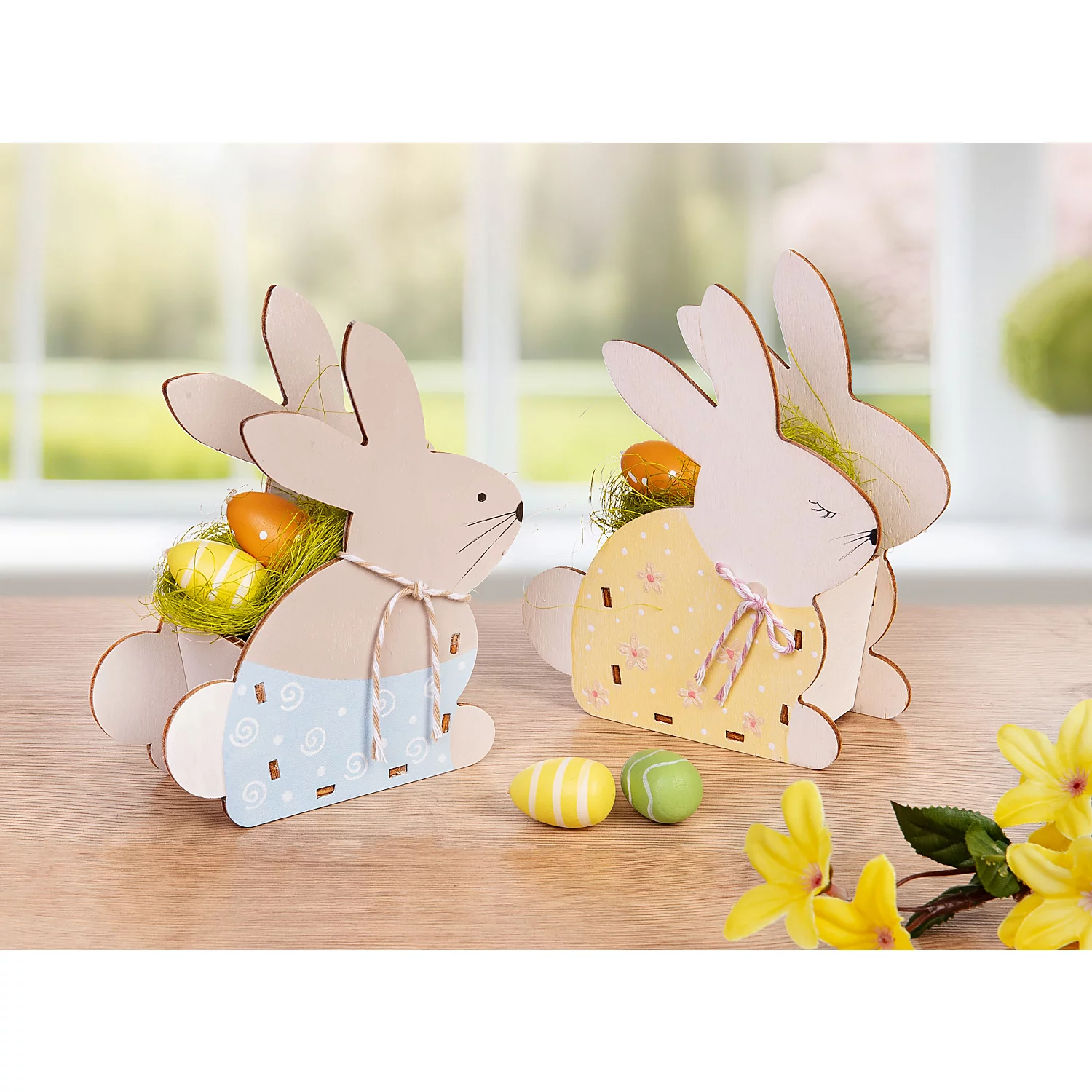 buttinette Kit créatif "petits paniers lapin