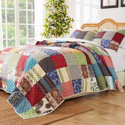 Renee Upcycle Mini Quilt Set Multi Bright, Twin, M...