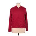 Nike Track Jacket: Red Jackets & Outerwear - Women's Size X-Large