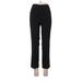 Dolce & Gabbana Wool Pants - Mid/Reg Rise Straight Leg Boyfriend: Black Bottoms - Women's Size 12