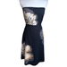 J. Crew Dresses | J.Crew Women's Black Floral Textured A-Line Strapless Dress - Size 4 | Color: Black/Cream | Size: 4