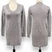 J. Crew Dresses | J. Crew Grey Marled Soft Wool Cashmere Blend Long Sleeve Tunic Sweater Dress M | Color: Gray | Size: M