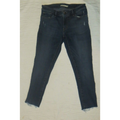 Levi's Jeans | Levi Strauss & Co. 711 Distressed Skinny Dark Blue Capri Jeans Size 29 | Color: Blue | Size: 29