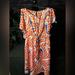 Jessica Simpson Dresses | Beautiful Jessica Simpson Dress Size 2 | Color: Orange/White | Size: 2