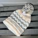 American Eagle Outfitters Accessories | American Eagle Winter Hat | Color: Tan/White | Size: Os