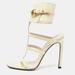 Gucci Shoes | Gucci Cream Patent Leather Ursula Horsebit Gladiator Sandals | Color: Cream | Size: 36