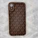 Michael Kors Cell Phones & Accessories | Leather Cover For Iphone Xr | Color: Brown | Size: Os