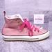 Converse Shoes | Converse Chuck Taylor All Star Leather Fleece Lined Hiker Boot Pink Men's Sz 8 | Color: Pink | Size: 8