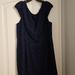 J. Crew Dresses | J Crew Navy Blue Lace Dress | Color: Blue | Size: 16