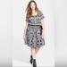 Jessica Simpson Dresses | G Jessica Simpson Black Gray Pattern Bernini Sweater Dress-No Sash | Color: Black/Gray | Size: 2x