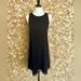 Anthropologie Dresses | Leith- Anthropologie Black Dress With Textured Gold Accents -- Medium | Color: Black | Size: M