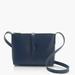 J. Crew Bags | J. Crew Parker Crossbody Leather Purse Bag Navy | Color: Blue/Gold | Size: Os