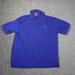 Disney Shirts | Disney Polo Shirt Adult Large Blue Embroidered Micky Mouse Logo Mens | Color: Blue | Size: L