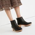 Madewell Shoes | Madewell Nwot The Clog Boot In Black Leather | Color: Black/Tan | Size: 6