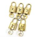 Louis Vuitton Other | Louis Vuitton Cadena Padlock Set Of 5 Gold 301 312 Louis Vuitton | Color: Gold | Size: Os