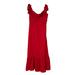 Anthropologie Dresses | Anthropologie O.P.T. Red Off The Shoulder Smocked Back Ruffle Romantic Dress Sm | Color: Red | Size: S