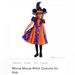 Disney Costumes | Disney Minnie Mouse Witch Costume For Kids W/ Hat | Color: Orange/Purple | Size: 4