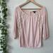 American Eagle Outfitters Tops | American Eagle Outfitters | Top Size S Pink 3/4 Sleeves | Color: Pink | Size: S