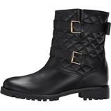 Kate Spade Shoes | Kate Spade Black Quilted Samara Motorcycle Boot In Size 8.5 | Color: Black | Size: 8.5