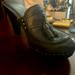 Michael Kors Shoes | Michael Kors Blk Mule. Wooden Sole And Heel. Great Condition | Color: Black | Size: 7.5