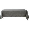 Homemaison - Nappe anti tâches et infroissable - - Effet chiné Gris anthracite 180x180 cm - Gris