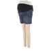 Old Navy - Maternity Denim Shorts: Blue Bottoms - Women's Size Small Maternity