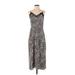 1.State Casual Dress: Brown Leopard Print Dresses - Women's Size 4