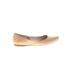 Nine West Flats: Tan Solid Shoes - Women's Size 6 1/2