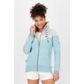 Sweatjacke ALIFE & KICKIN "ValinaAK Sweat Jacket Damen Sweatjacke, Jacke" Gr. XL, blau (ice) Damen Sweatjacken