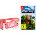 NINTENDO SWITCH Spielekonsole "Switch Lite + Minecraft" Spielekonsolen orange (koralle) Switch