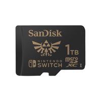 SANDISK Speicherkarte microSDXC Extreme, Nintendo licensed Zelda Edition Speicherkarten Gr. 1000 GB, schwarz microSD Karte