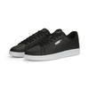 Sneaker PUMA "Smash 3.0 L Sneakers Erwachsene", Gr. 43, schwarz-weiß (schwarz, weiß schwarz), Obermaterial: Leder, Synthetik; Futter: Textil; Innensohle: Textil; Laufsohle: Gummi, Schuhe