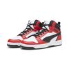 Sneaker PUMA "Rebound Sneakers Erwachsene", Gr. 37.5, rot (weiß schwarz for all time rot), Obermaterial: Synthetik; Futter: Textil; Innensohle: Keine Angabe, Textil; Laufsohle: Gummi, Schuhe