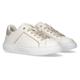 Sneaker TOMMY HILFIGER "LOW CUT LACE-UP SNEAKER" Gr. 38, weiß (offwhite, metallic) Kinder Schuhe Sneaker