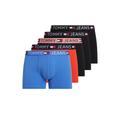 Trunk TOMMY HILFIGER UNDERWEAR "5P TRUNK" Gr. L (52), schwarz (blk, blk, ht heat, empr blu, blk) Herren Unterhosen