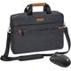 PEDEA Laptoptasche "ELEGANCE Pro 43,9cm (17,3) + Maus" Taschen Gr. B/H/T: 36,3 cm x 10 cm x 48,2 cm, grau Taschen Koffer