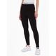 Leggings TOMMY JEANS "TJW LOGO TAPING LEGGING" Gr. XL (42), N-Gr, schwarz (black) Damen Hosen Leggings