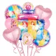 Ballon Quatre Princesses Disney Cendrillon Triple Gâteau Ballon en Film Aluminium Décoration de