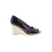 Anne Klein Wedges: Black Shoes - Women's Size 7 1/2