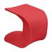 Ecr4kids Wave Seat, 18In - 19.6In Seat Height, Perch Stool, Cyan Plastic in Red | 19.6 H x 16.3 W x 21.1 D in | Wayfair ELR-15851-RD